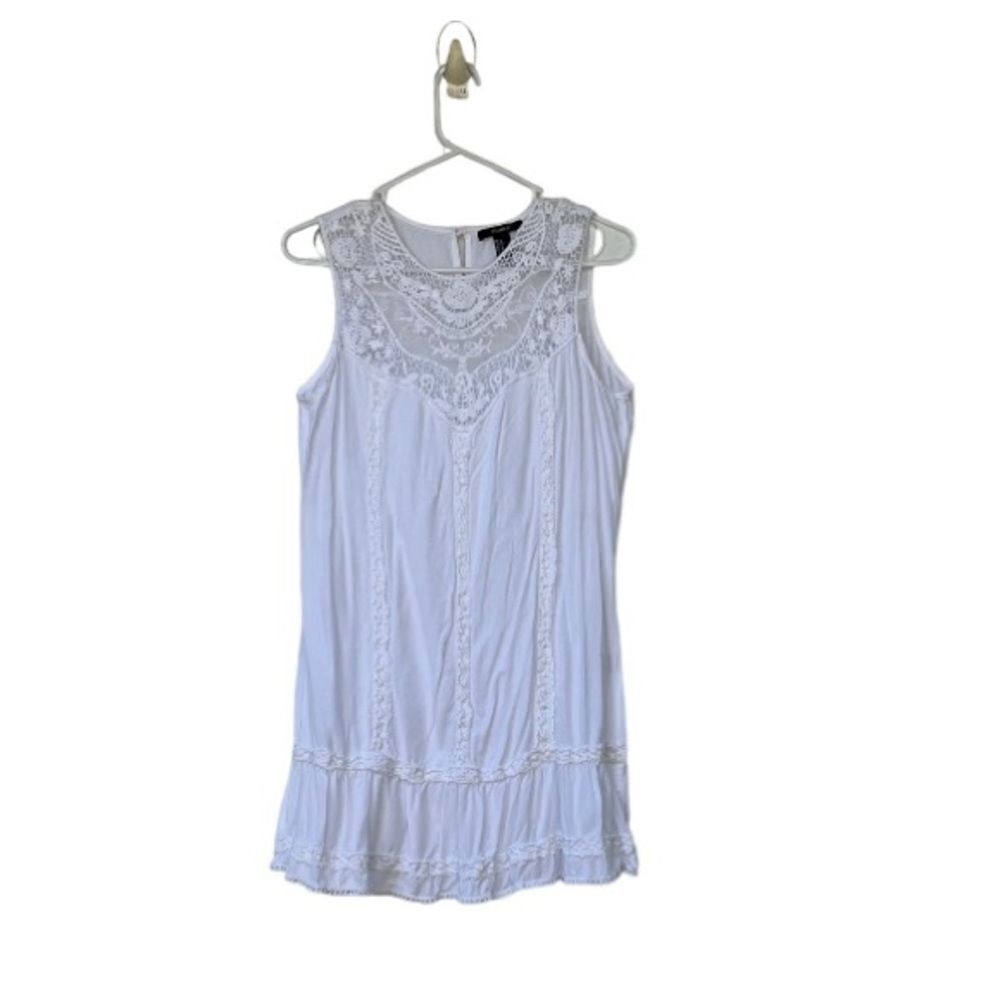 Women’s White Crochet Lace Sundress S